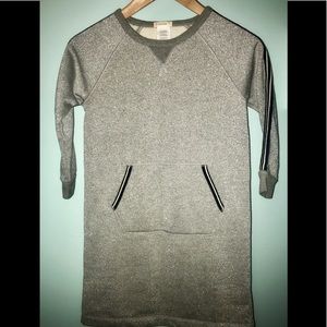 CrewCuts Girls Size 10 metallic sweater dress